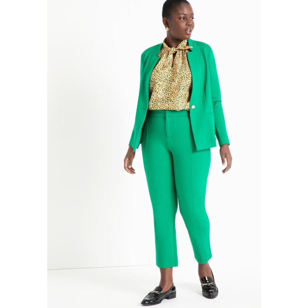 ELOQUII Ultimate Stretch Slim Leg Pant & Blazer Suit Set NWT